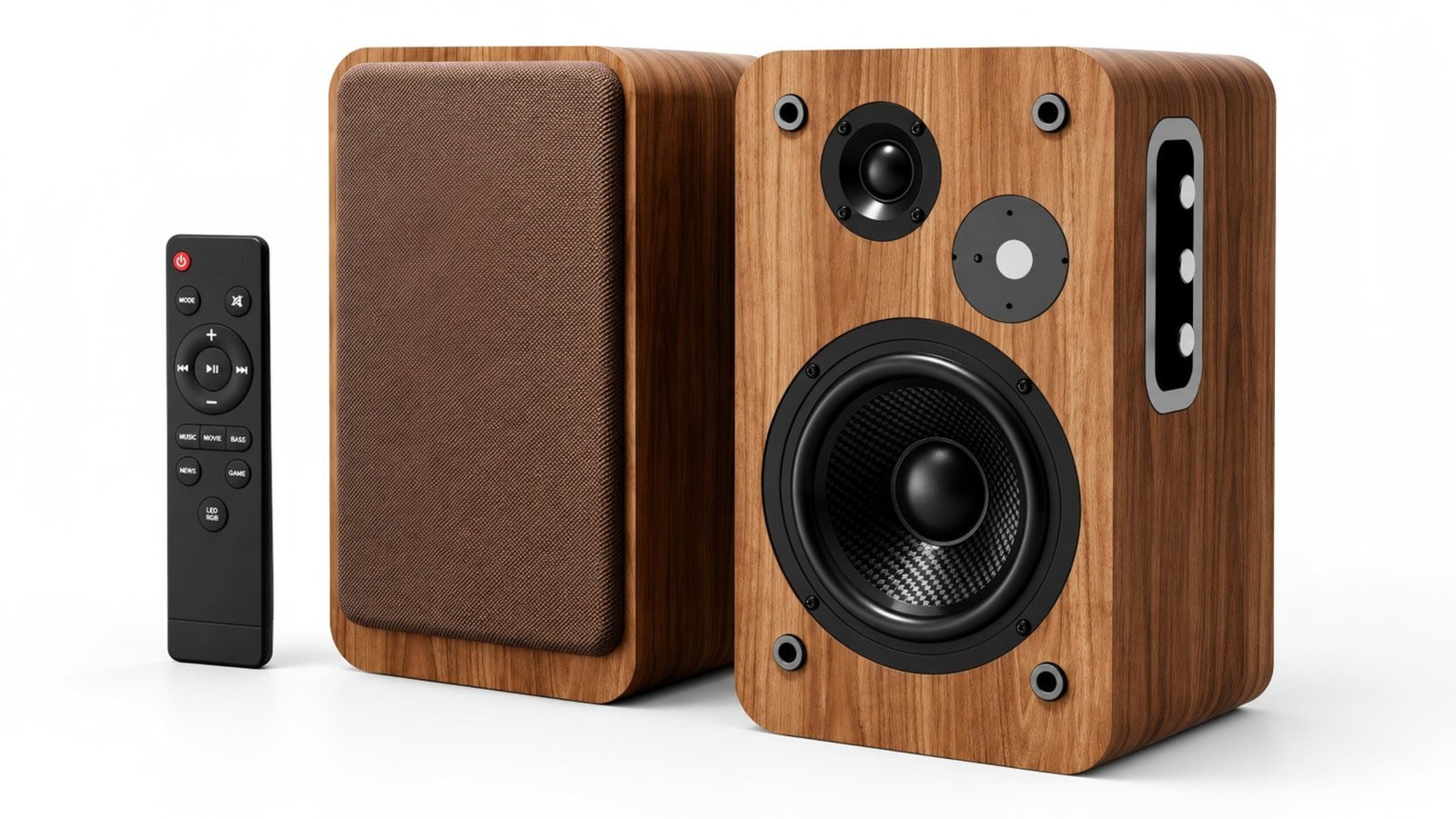 Bookshelf speaker home audio lifestyle scene