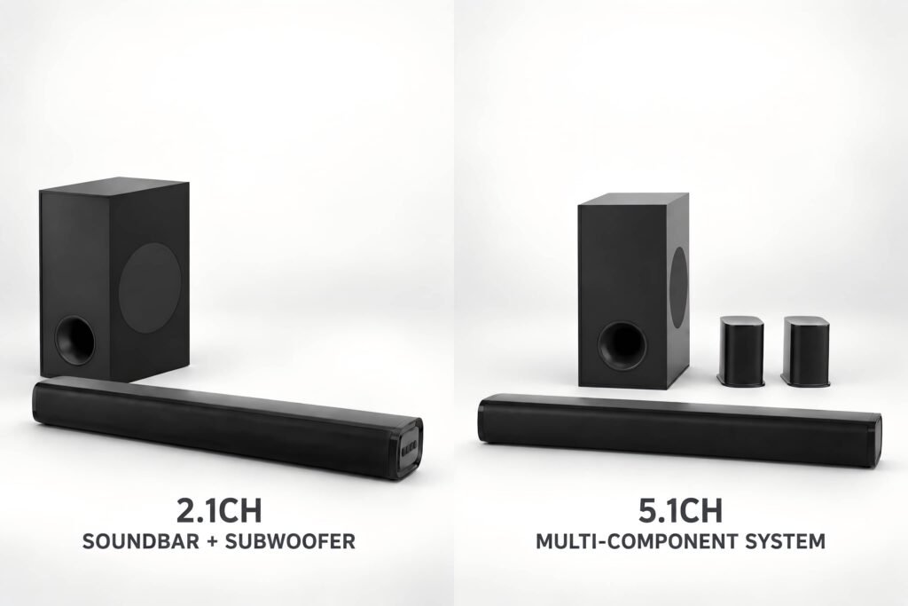 2.1CH vs 5.1CH Soundbars: What B2B Buyers Should Consider