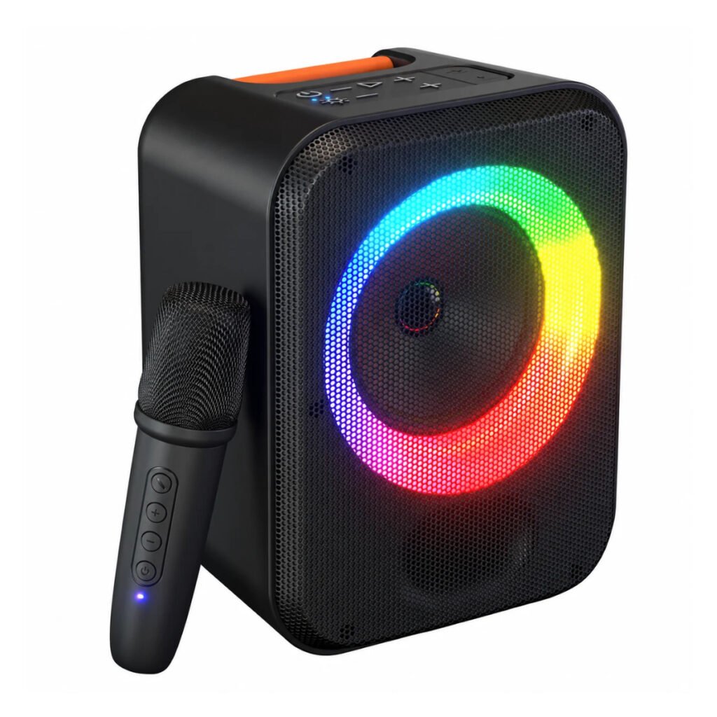 K20 Portable Bluetooth Karaoke Speaker with Microphone & RGB Light