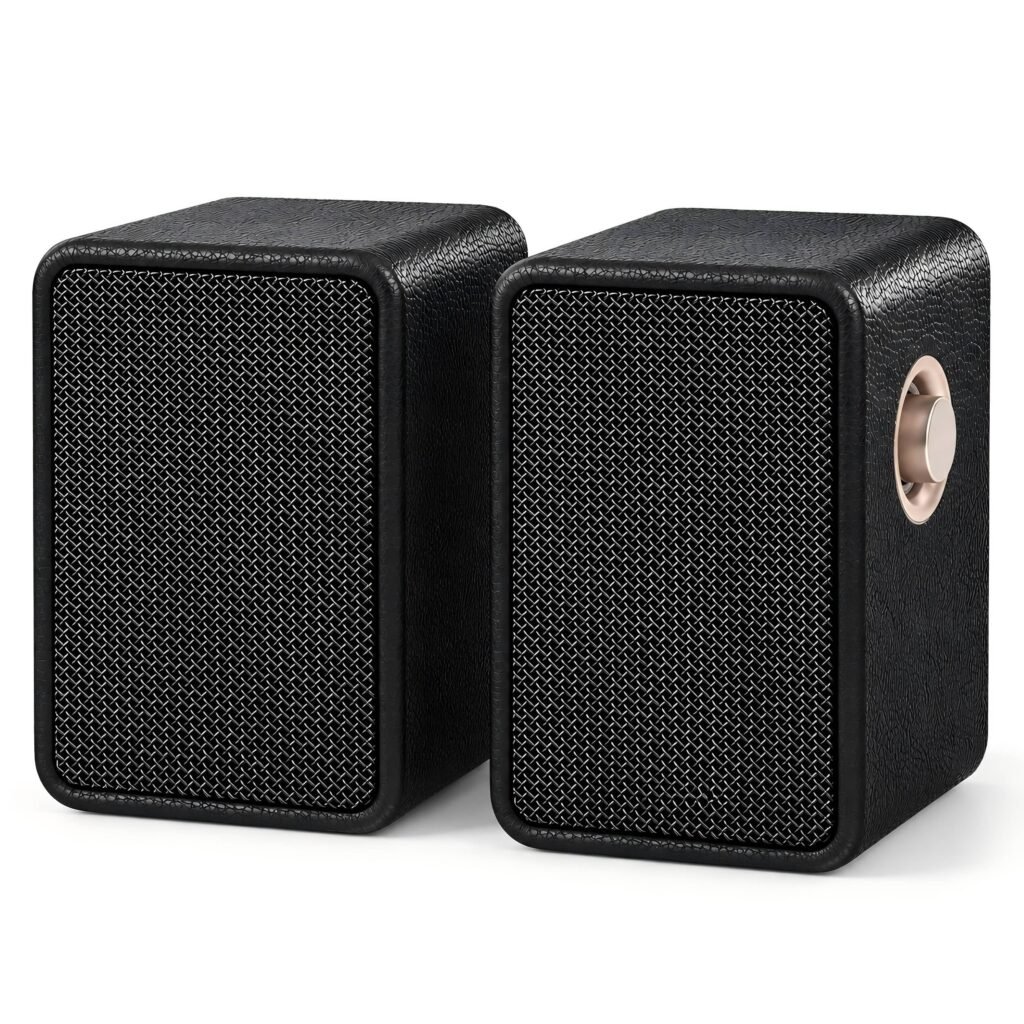Bluetooth Bookshelf Speakers for Desktop & Home Audio